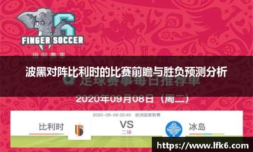 波黑对阵比利时的比赛前瞻与胜负预测分析